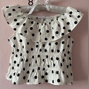 SOLD polka dot top